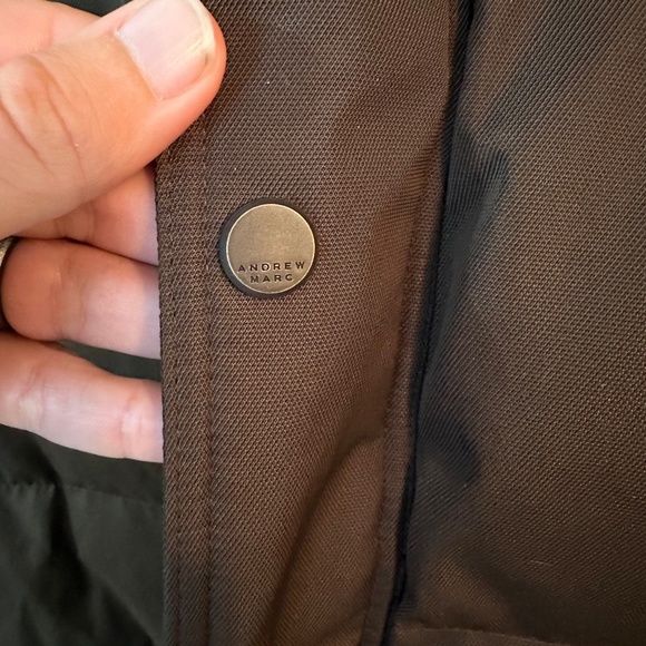 NWT Andrew Marc Ainsworth Leather Trimmed Puffer Jacket - Picture 11 of 13